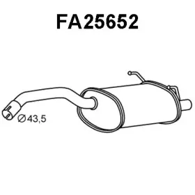 Глушитель выхлопных газов конечный VENEPORTE купить