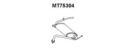 Глушитель выхлопных газов конечный VENEPORTE купить