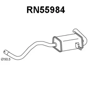 Глушитель выхлопных газов конечный VENEPORTE купить