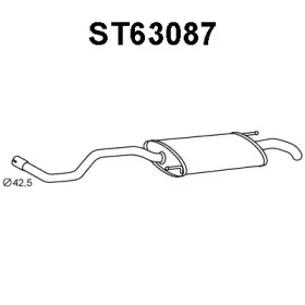 Глушитель выхлопных газов конечный VENEPORTE купить