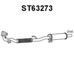 Предглушитель выхлопных газов VENEPORTE купить