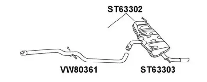 Глушитель выхлопных газов конечный VENEPORTE купить
