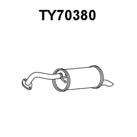 Глушитель выхлопных газов конечный VENEPORTE купить