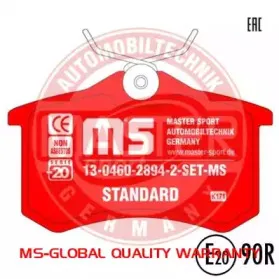 Комплект тормозных колодок, дисковый тормоз MASTER-SPORT купить