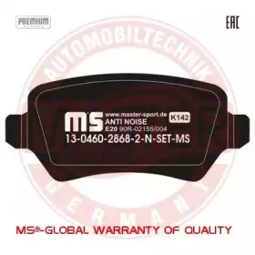 Комплект тормозных колодок, дисковый тормоз MASTER-SPORT купить