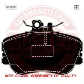 Комплект тормозных колодок, дисковый тормоз MASTER-SPORT купить