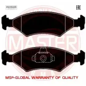 Комплект тормозных колодок, дисковый тормоз MASTER-SPORT купить