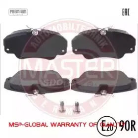 Комплект тормозных колодок, дисковый тормоз MASTER-SPORT купить