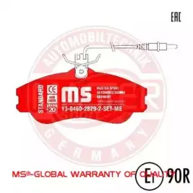 Комплект тормозных колодок, дисковый тормоз MASTER-SPORT купить
