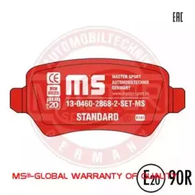 Комплект тормозных колодок, дисковый тормоз MASTER-SPORT купить