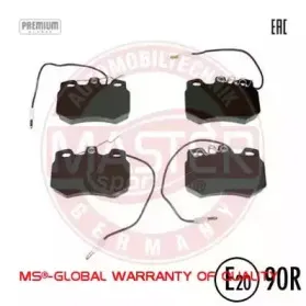 Комплект тормозных колодок, дисковый тормоз MASTER-SPORT купить