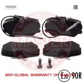 Комплект тормозных колодок, дисковый тормоз MASTER-SPORT купить