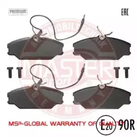 Комплект тормозных колодок, дисковый тормоз MASTER-SPORT купить