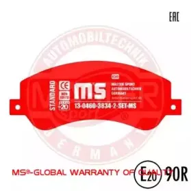 Комплект тормозных колодок, дисковый тормоз MASTER-SPORT купить