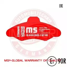 Комплект тормозных колодок, дисковый тормоз MASTER-SPORT купить