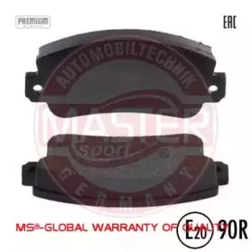 Комплект тормозных колодок, дисковый тормоз MASTER-SPORT купить