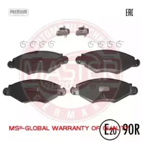 Комплект тормозных колодок, дисковый тормоз MASTER-SPORT купить