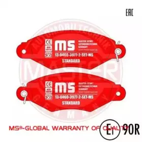 Комплект тормозных колодок, дисковый тормоз MASTER-SPORT купить