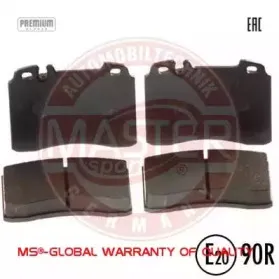 Комплект тормозных колодок, дисковый тормоз MASTER-SPORT купить