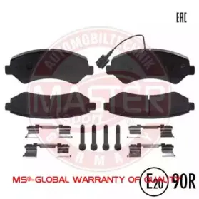 Комплект тормозных колодок, дисковый тормоз MASTER-SPORT купить