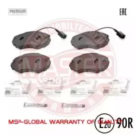 Комплект тормозных колодок, дисковый тормоз MASTER-SPORT купить