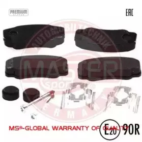 Комплект тормозных колодок, дисковый тормоз MASTER-SPORT купить