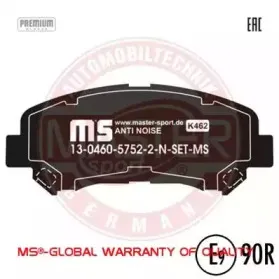 Комплект тормозных колодок, дисковый тормоз MASTER-SPORT купить