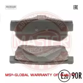 Комплект тормозных колодок, дисковый тормоз MASTER-SPORT купить