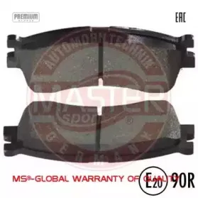 Комплект тормозных колодок, дисковый тормоз MASTER-SPORT купить