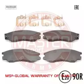 Комплект тормозных колодок, дисковый тормоз MASTER-SPORT купить