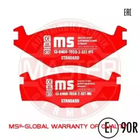 Комплект тормозных колодок, дисковый тормоз MASTER-SPORT купить