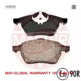 Комплект тормозных колодок, дисковый тормоз MASTER-SPORT купить