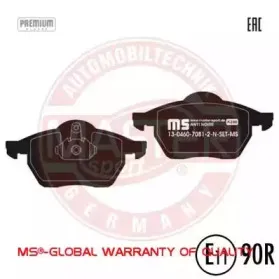 Комплект тормозных колодок, дисковый тормоз MASTER-SPORT купить