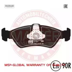 Комплект тормозных колодок, дисковый тормоз MASTER-SPORT купить