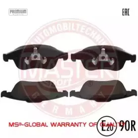 Комплект тормозных колодок, дисковый тормоз MASTER-SPORT купить