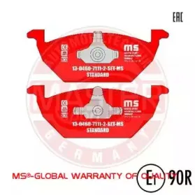 Комплект тормозных колодок, дисковый тормоз MASTER-SPORT купить