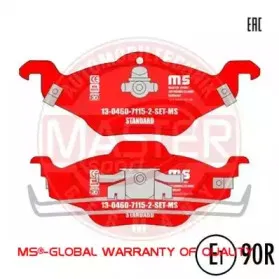 Комплект тормозных колодок, дисковый тормоз MASTER-SPORT купить