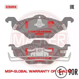 Комплект тормозных колодок, дисковый тормоз MASTER-SPORT купить