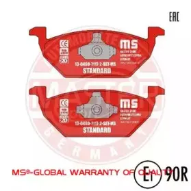 Комплект тормозных колодок, дисковый тормоз MASTER-SPORT купить