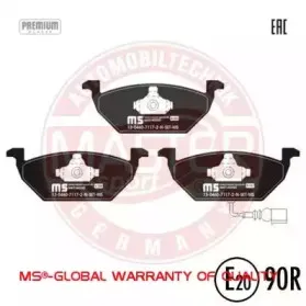 Комплект тормозных колодок, дисковый тормоз MASTER-SPORT купить