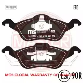 Комплект тормозных колодок, дисковый тормоз MASTER-SPORT купить