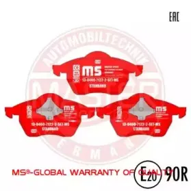 Комплект тормозных колодок, дисковый тормоз MASTER-SPORT купить