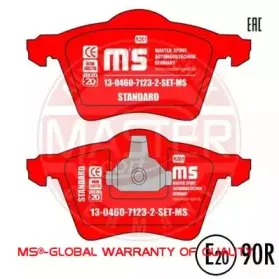 Комплект тормозных колодок, дисковый тормоз MASTER-SPORT купить