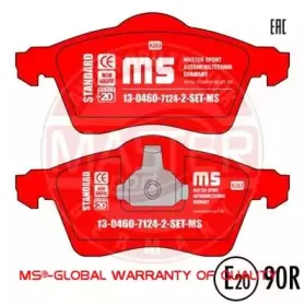 Комплект тормозных колодок, дисковый тормоз MASTER-SPORT купить