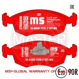Комплект тормозных колодок, дисковый тормоз MASTER-SPORT купить