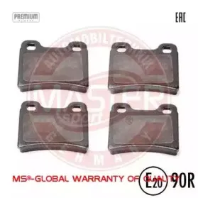 Комплект тормозных колодок, дисковый тормоз MASTER-SPORT купить