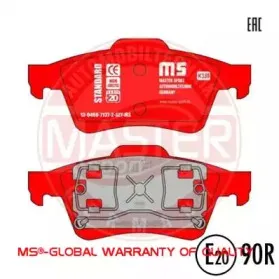 Комплект тормозных колодок, дисковый тормоз MASTER-SPORT купить