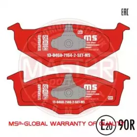Комплект тормозных колодок, дисковый тормоз MASTER-SPORT купить