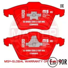 Комплект тормозных колодок, дисковый тормоз MASTER-SPORT купить