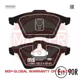 Комплект тормозных колодок, дисковый тормоз MASTER-SPORT купить